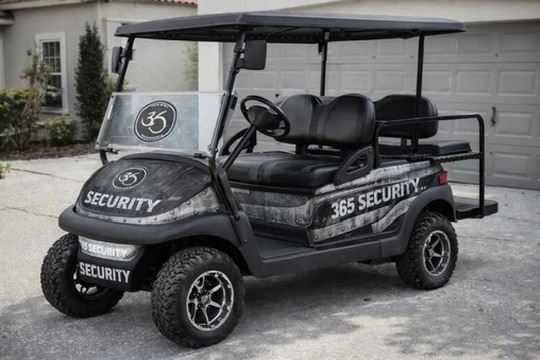 365 Security electric patrol cart