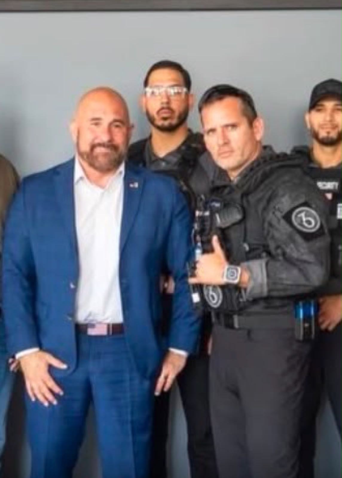 Florida Lt. Gov. Jay Collins with the 365 Security Management Group protective and training team