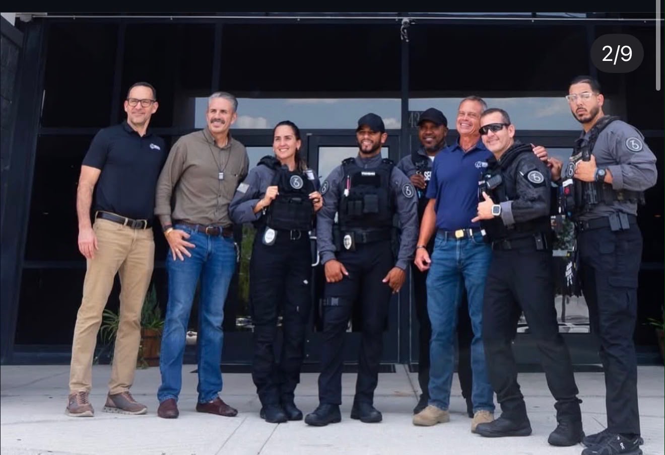 365 Security Management Group officers and leadership on site